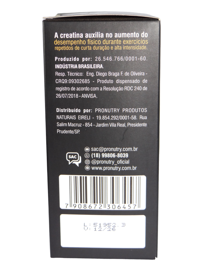 Creatina Blister Info