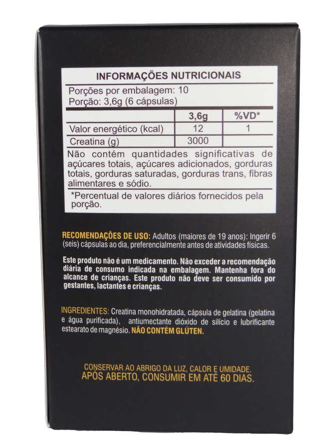 Creatina Blister Tabela